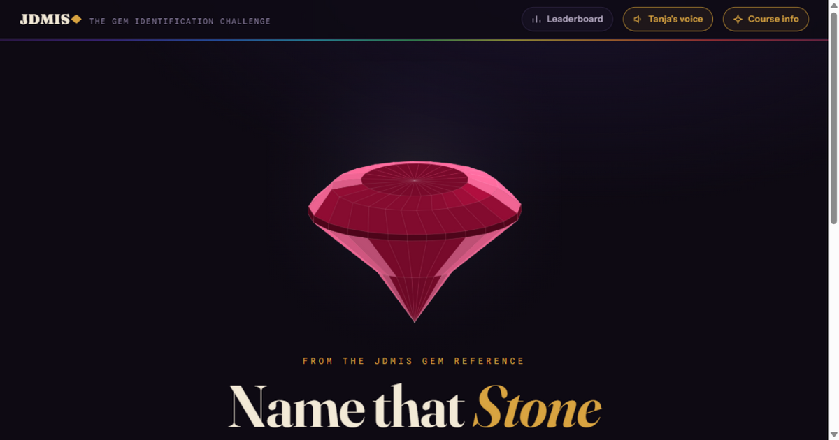 Play: Name That Gem